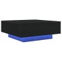 Mesa de Café con Luces LED Madera Negra 80x80x31 cm von , Couchtisch - Ref: Foro24-863002, Preis: 100,10 €, Rabatt: %
