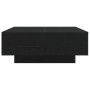 Mesa de Café con Luces LED Madera Negra 80x80x31 cm von , Couchtisch - Ref: Foro24-863002, Preis: 100,10 €, Rabatt: %