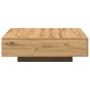 Mesa de café Artisan de 100x100x31 cm en madera de ingeniero color roble by , Coffee table - Ref: Foro24-863004, Price: 104,7...