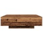 Mesa de café con luces LED de madera antigua 100x100x31 cm by , Coffee table - Ref: Foro24-863006, Price: 111,86 €, Discount: %