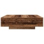 Mesa de café con luces LED de madera antigua 100x100x31 cm by , Coffee table - Ref: Foro24-863006, Price: 111,86 €, Discount: %