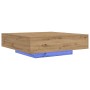Mesa de Café Roble Artesano Madera de Ingeniería 100 x 100 x 31 cm by , Coffee table - Ref: Foro24-863007, Price: 118,87 €, D...