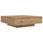 Mesa de Café Roble Artesano Madera de Ingeniería 100 x 100 x 31 cm by , Coffee table - Ref: Foro24-863007, Price: 118,87 €, D...