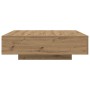 Mesa de Café Roble Artesano Madera de Ingeniería 100 x 100 x 31 cm by , Coffee table - Ref: Foro24-863007, Price: 118,87 €, D...