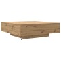 Mesa de Café Roble Artesano Madera de Ingeniería 100 x 100 x 31 cm by , Coffee table - Ref: Foro24-863007, Price: 118,87 €, D...