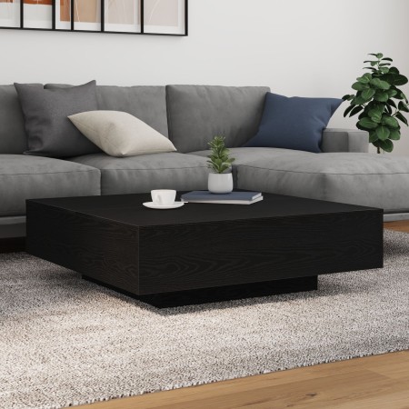 Mesa de café con luces LED Madera de roble negra 100x100x31 cm von , Couchtisch - Ref: Foro24-863008, Preis: 111,27 €, Rabatt: %