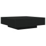 Mesa de café con luces LED Madera de roble negra 100x100x31 cm von , Couchtisch - Ref: Foro24-863008, Preis: 111,27 €, Rabatt: %