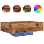 Mesa de Café con Luces LED Madera Vieja 85x55x31 cm by , Coffee table - Ref: Foro24-863009, Price: 74,35 €, Discount: %