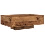 Mesa de Café con Luces LED Madera Vieja 85x55x31 cm by , Coffee table - Ref: Foro24-863009, Price: 74,35 €, Discount: %