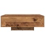 Mesa de Café con Luces LED Madera Vieja 85x55x31 cm by , Coffee table - Ref: Foro24-863009, Price: 74,35 €, Discount: %