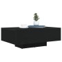 Mesa de Café con Luces LED Roble Negro 85x55x31 cm von , Couchtisch - Ref: Foro24-863011, Preis: 78,96 €, Rabatt: %