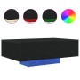 Mesa de Café con Luces LED Roble Negro 85x55x31 cm von , Couchtisch - Ref: Foro24-863011, Preis: 78,96 €, Rabatt: %