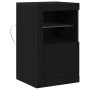 Sideboard con luces LED Roble Negro 41x37x67 cm von , Schließfächer und Lagerschränke - Ref: Foro24-863022, Preis: 64,61 €, R...