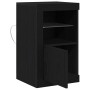 Sideboard con luces LED Roble Negro 41x37x67 cm von , Schließfächer und Lagerschränke - Ref: Foro24-863022, Preis: 64,61 €, R...