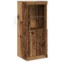 Sideboard con luces LED Madera antigua 41x37x100 cm de , Aparadores - Ref: Foro24-863024, Precio: 76,33 €, Descuento: %