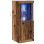 Sideboard con luces LED Madera antigua 41x37x100 cm de , Aparadores - Ref: Foro24-863024, Precio: 76,33 €, Descuento: %