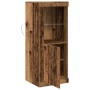 Sideboard con luces LED Madera antigua 41x37x100 cm de , Aparadores - Ref: Foro24-863024, Precio: 76,33 €, Descuento: %