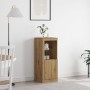 Aparador con Luces LED Roble Artisan 41x37x100 cm de , Aparadores - Ref: Foro24-863025, Precio: 76,33 €, Descuento: %