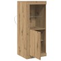 Aparador con Luces LED Roble Artisan 41x37x100 cm de , Aparadores - Ref: Foro24-863025, Precio: 76,33 €, Descuento: %