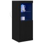 Sideboard con luces LED Negro Roble 41x37x100 cm de , Aparadores - Ref: Foro24-863026, Precio: 80,65 €, Descuento: %