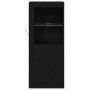 Sideboard con luces LED Negro Roble 41x37x100 cm de , Aparadores - Ref: Foro24-863026, Precio: 80,65 €, Descuento: %