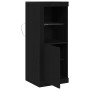 Sideboard con luces LED Negro Roble 41x37x100 cm de , Aparadores - Ref: Foro24-863026, Precio: 80,65 €, Descuento: %