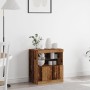 Sideboard con luces LED Madera vieja 60x37x67 cm de , Aparadores - Ref: Foro24-863027, Precio: 71,55 €, Descuento: %