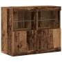 Aparador con Luces LED Madera Vieja 81x37x67 cm de , Aparadores - Ref: Foro24-863030, Precio: 89,30 €, Descuento: %