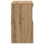 Aparador con luces LED de roble artesanal 81x37x67 cm de , Aparadores - Ref: Foro24-863031, Precio: 89,30 €, Descuento: %
