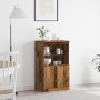 Aparador con Luces LED Madera Vieja 60x37x100 cm de , Aparadores - Ref: Foro24-863033, Precio: 90,85 €, Descuento: %