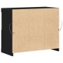 Aparador con Luces LED Roble Negro 81x37x67 cm de , Aparadores - Ref: Foro24-863032, Precio: 91,04 €, Descuento: %