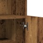 Aparador con Luces LED Madera Vieja 60x37x100 cm de , Aparadores - Ref: Foro24-863033, Precio: 90,85 €, Descuento: %
