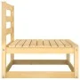 2-piece garden furniture set with solid pine wood cushions by vidaXL, Modular outdoor sofas - Ref: Foro24-805760, Price: 88,7...