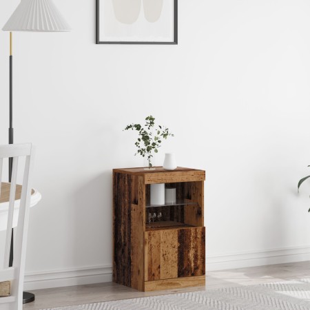Aparador con Luces LED Madera Vieja 41x37x67 cm by , Sideboards - Ref: Foro24-863036, Price: 54,01 €, Discount: %