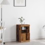 Aparador con Luces LED Madera Vieja 41x37x67 cm by , Sideboards - Ref: Foro24-863036, Price: 54,01 €, Discount: %
