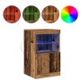 Aparador con Luces LED Madera Vieja 41x37x67 cm by , Sideboards - Ref: Foro24-863036, Price: 54,01 €, Discount: %