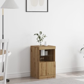 Aparador con Luces LED Roble Artesanal 41x37x67 cm von , Sideboards - Ref: Foro24-863037, Preis: 55,08 €, Rabatt: -5%%