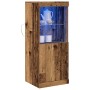 Aparador con Luces LED Madera Vieja 41x37x100 cm | Foro24.es | Tu tienda online para hogar, jardín y más Foro24.es