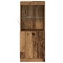 Aparador con Luces LED Madera Vieja 41x37x100 cm | Foro24.es | Tu tienda online para hogar, jardín y más Foro24.es