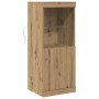 Aparador con Luces LED Roble Artesanal 41x37x100 cm de , Aparadores - Ref: Foro24-863040, Precio: 76,35 €, Descuento: %