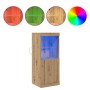 Aparador con Luces LED Roble Artesanal 41x37x100 cm de , Aparadores - Ref: Foro24-863040, Precio: 76,35 €, Descuento: %
