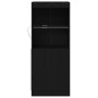 ideshow con luces LED Roble Negro 41x37x100 cm de , Aparadores - Ref: Foro24-863041, Precio: 80,53 €, Descuento: %