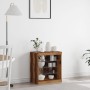 Sideboard con luces LED Madera Vieja 60,5x37x67 cm de , Aparadores - Ref: Foro24-863042, Precio: 75,61 €, Descuento: %