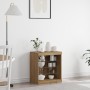 Sideboard con luces LED Roble Artisan 60,5x37x67 cm de , Aparadores - Ref: Foro24-863043, Precio: 75,61 €, Descuento: %