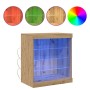 Sideboard con luces LED Roble Artisan 60,5x37x67 cm de , Aparadores - Ref: Foro24-863043, Precio: 75,61 €, Descuento: %