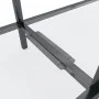 Transparent tempered glass console table 180x35x75.5 cm by vidaXL, Side tables - Ref: Foro24-331702, Price: 109,18 €, Discoun...