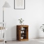 Sideboard de con luces LED Madera Vieja 41x37x67 cm de , Aparadores - Ref: Foro24-863051, Precio: 63,89 €, Descuento: %