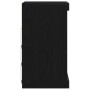 Aparador con Luces LED Roble Negro 41x37x67 cm de , Aparadores - Ref: Foro24-863053, Precio: 70,53 €, Descuento: %