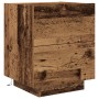 Mesitas de Noche con Luces LED 2 pcs Madera Vieja 45x40x55 cm de , Mesitas de noche - Ref: Foro24-863058, Precio: 140,01 €, D...