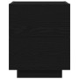 cabinet de noche con luces LED Negro Roble 45x40x55 cm de , Mesitas de noche - Ref: Foro24-863061, Precio: 85,50 €, Descuento: %